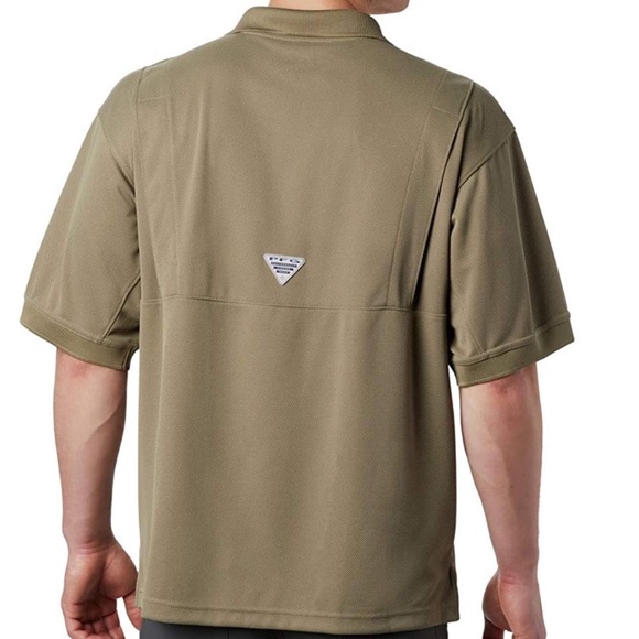 Columbia Men's Perfect Cast Polo Shirt Size XXL (Sage Green) - Picture 4 of 9
